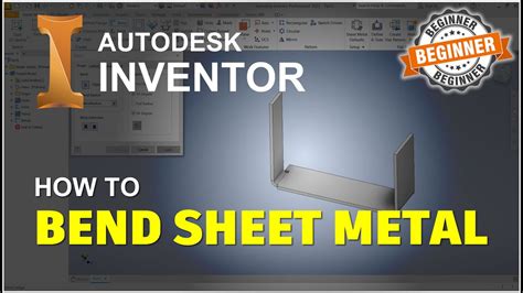 inventor sheet metal bend